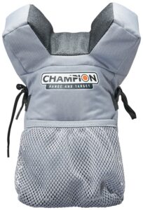 Champion Targets 40895 Rail Rider Shooting Rest Front Bag Gray with Black Panels
