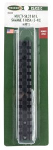Weaver Mounts 48343 Multi-Slot Base 618 Black Savage 110 Short Action