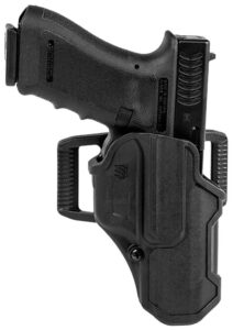 Blackhawk 410700BKR T-Series L2C Non-Light Bearing OWB Black Polymer Belt Slide Compatible with Glock 17/22/31/34/41/47 Right Hand