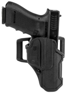 Blackhawk 410703BKR T-Series L2C Non-Light Bearing OWB Black Polymer Belt Slide Fits Colt 1911 with Wo Rail Right Hand
