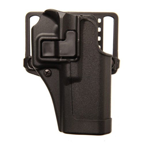Blackhawk 410576BKR Serpa CQC OWB Size 76 Black Polymer Belt Loop/Paddle Compatible with Glock 48 with Wo Rail Right Hand