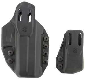 Blackhawk 416102BK Stache Premium Kit IWB Size 02 Black Polymer Belt Clip Compatible with Glock 19/23/32/44/45 Includes Magazine Carrier Ambidextrous