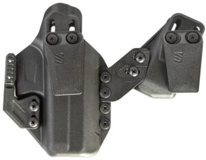 Blackhawk 416176BK Stache Premium Kit IWB Size 76 Black Polymer Belt Clip Compatible with Glock 48 Ambidextrous