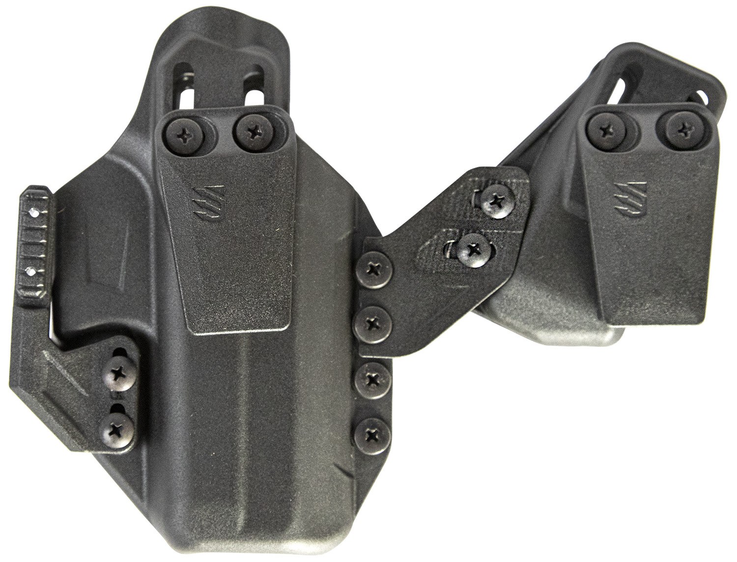 Blackhawk 416142BK Stache IWB Size 42 Black Polymer Belt Clip Fits Colt Commander Ambidextrous