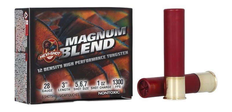 HEVI-Shot HS28567 HEVI-18 TSS Turkey 28Gauge 3" 1 1/4oz Tungsten 5/6/7Shot 5 per Box/10 Case - Image 2
