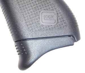 Pearce Grip PG43 Grip Extension Made of Polymer with Black Finish & 3/4" Additional Length for Glock 43