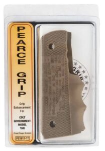 Government 1911 Tan Rubr Fngr Grv Insert
