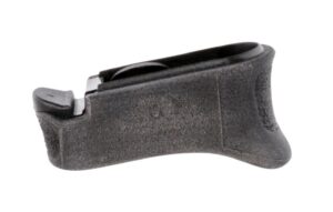 Pearce Grip PGXDS+ Magazine Extension Made of Polymer with Texture Black Finish & 7/8" Gripping Surface for Springfield XD-S, XD-E & XD-S