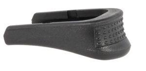 Pearce Grip PG48 Grip Extension Made of Polymer with Texture Black Finish & 5/8" Gripping Surface for 9mm Luger Glock 43X, 48