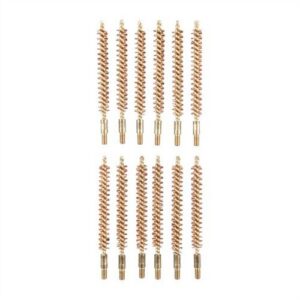 Sinclair International Dozen Pack Bronze Rifle Brushes BRONZE RIFLE BORE BRUSH, 270 CALIBER, 8-32M, 12 PACK