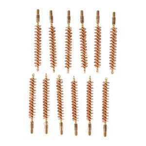 Sinclair International Dozen Pack Bronze Rifle Brushes BRONZE RIFLE BORE BRUSH, 35 CALIBER, 8-32M, 12 PACK
