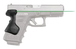 Crimson Trace 0167501 Lasergrips Compatible with Glock Compact Gen5 19/Gen4 19, 23, 32/Gen5 19 Gen 4, Green Laser Black Polymer