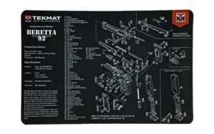 Beretta 92 TekMat Gun Cleaning Mat 11x17