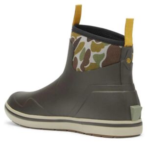 LaCrosse Mens Alpha Deck Boot 6" Black Olive/Camo Size 09