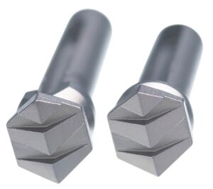 Tyrant Designs CNC TDAR15TPGREY Takedown Pins Enhanced AR-15 Grey Aluminum