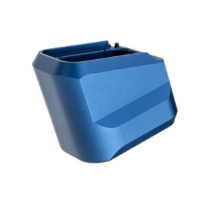 Tyrant Designs CNC TDVP9MAGEXBLUE Magazine Extension Fits H&K VP9/VP40/VP30 5-Round Blue Aluminum