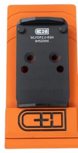 C&h Precision WLPDP2.0RSH Walther DEFENSE PDP 2.0 Black Anodized Trijicon/Holosun Pattern Footprint