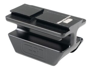 C&H Precision RISERACROXL Picatinny Mount Black Steel Compatible with Aimpoint ACRO
