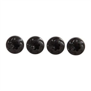 1911 Custom Grip Screws TURBO SCREWS (4) FS BLK OUT