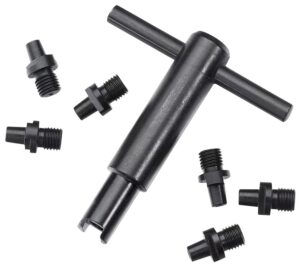 Pietta AC020+060 Revolver Nipple Wrench with 6 Pack #10 Cap Nipples Fits All Pietta Black Powder Revolvers