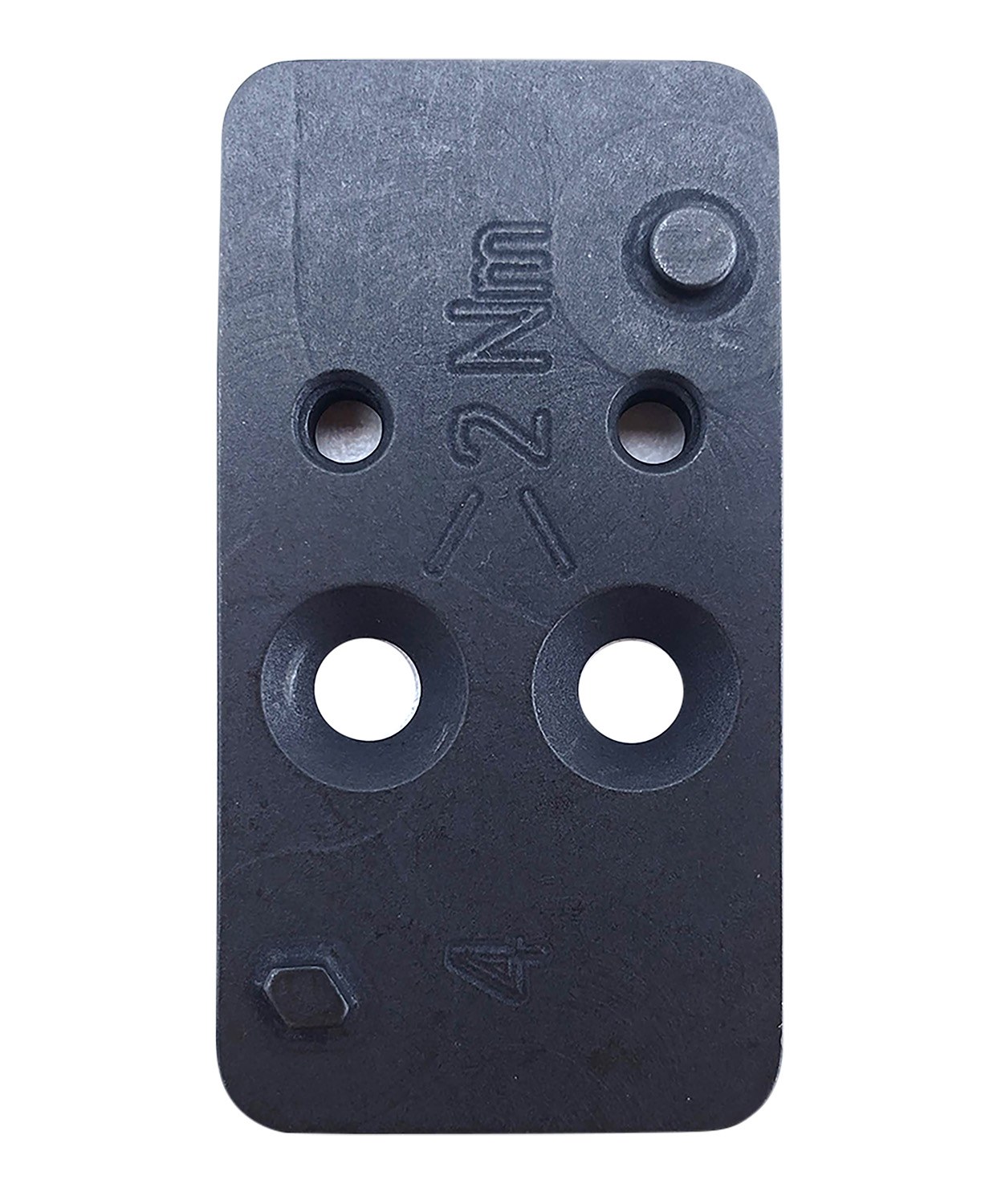 Heckler & Koch HK 50254264 Optic Plate #4 Black Steel, Fits HK VP9 or Leupold DeltaPoint Pattern Footprint Mount