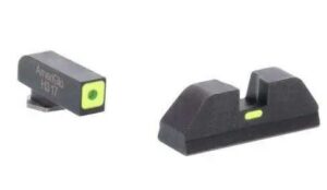 Green Tritium LimeGreenLumi Outline Square (non Tritium) REAR for Glock Gen 5