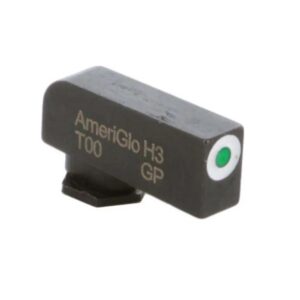Green Tritium White Outline Stock FRONT .200in H .125in W GLOCK