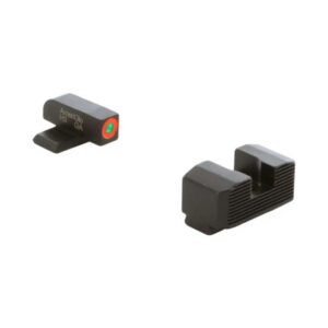 Green Tritium Orange Outline FRONT Black Serrated REAR Hellcat Standard