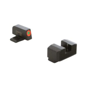 Green Tritium Orange Outline FRONT Black Serrated REAR Hellcat OSP