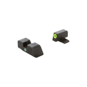 I-DOT TRITIUM SIGHT SET for FN HIGH POWER® I-DOT SIGHT SET LUMIGREEN OUTLINE for FN HIGH POWER BLACK