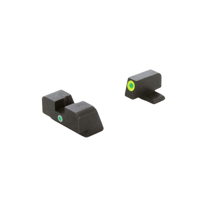 I-DOT TRITIUM SIGHT SET for FN HIGH POWER® I-DOT SIGHT SET LUMIGREEN OUTLINE for FN HIGH POWER BLACK