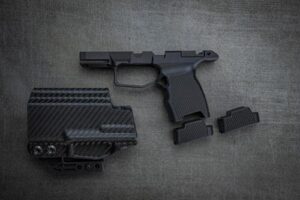 JT P365 Grip Module No Safety 10-XL Base Plates Anodize Black