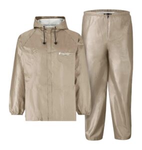 Frogg Togg UL12104-04LG ULTRA-LITE2 Rain Khaki Lg