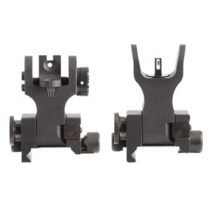 AR-15 Tritium Flip-Up Backup Iron Sights (buis) AR-15 Tritium Flip-Up Sight with Csat & Tritium Stripe