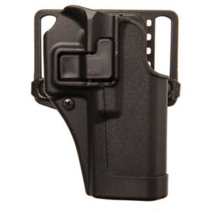Blackhawk 410502BKR Serpa CQC OWB Size 02 Matte Black Polymer Belt Loop/Paddle Compatible with Glock 19/23/32/36/45 Right Hand