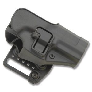 Blackhawk 410516BKR Serpa CQC OWB Size 16 Matte Black Polymer Belt Loop/Paddle Fits HK P2000 Right Hand