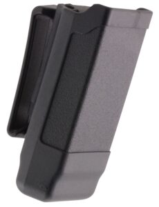 Blackhawk 410500PBK Single Magazine Case Matte Black Polymer Belt Clip Compatible with Single Stack 9mm/40/45/357