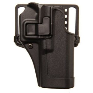 Blackhawk 410513BKR Serpa CQC OWB Size 13 Matte Black Polymer Belt Loop/Paddle Compatible with Glock 20/21/S&W M&P/M&P Pro Right Hand