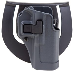 Blackhawk 413500BKR Serpa CQC Sportster OWB Size 00 Gun Metal Gray Polymer Paddle Compatible with Glock 17/22/31/47 Right Hand