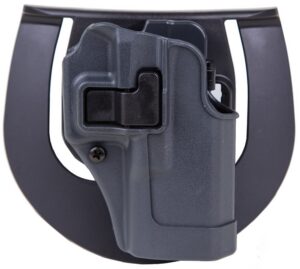 Blackhawk 413502BKR Serpa CQC Sportster OWB Gun Metal Gray Polymer Paddle Compatible with Glock 19/23/32/36/45 Right Hand