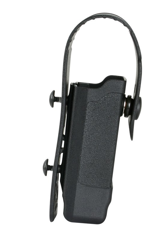 Blackhawk 430900BK Tactical Magazine Pouch Single Black Polymer Snap Compatible with Single Stack or Double Stack