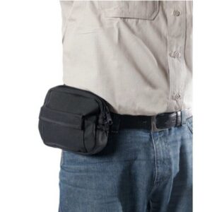 Blackhawk Belt Pouch Mini Black 8X5.5X1.6" Small Revolvers/Autos