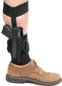 Blackhawk Holster Ankle Size 1 3"-4" Medium Auto Black Right Hand