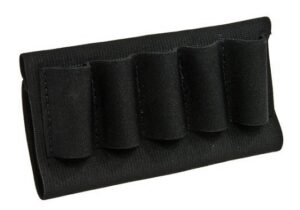 Blackhawk 74SH02BK Buttstock Shell Holder Black Nylon 5-Round Shotgun