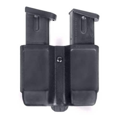 Blackhawk 410610PBK Double Magazine Case Black Polymer Belt Clip Compatible with Double Stack 9mm/10mm/40/45/357 - Image 2