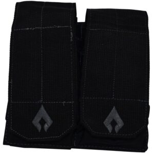 Advance Warrior Solutions AROTTMPBL Double Magazine Pouch Open Top Black MOLLE