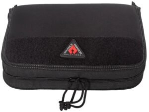 Advance Warrior Solutions SPC9 Single Pistol Case 9.50" Long Black Durable Soft Fabric Compatible with Most Standard Sized Pistols