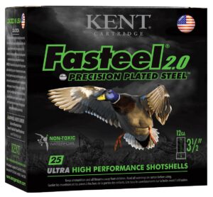 Kent Cartridge K1235FS403 Fasteel 2.0 12 Gauge 3.50" 1 3/8 Oz 3 Shot 25 per Box/ 10 Case