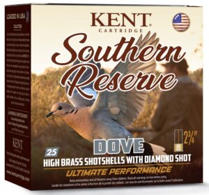 Kent Southern Reserve Dove Load 20 Gauge. 2 3/4 In. 1 Oz. 7.5 Shot 25-Round.