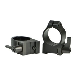 CZ 550 Quick Detach Scope Rings 30MM Medium (1.015'') QD 19MM Dovetail Rings, Black